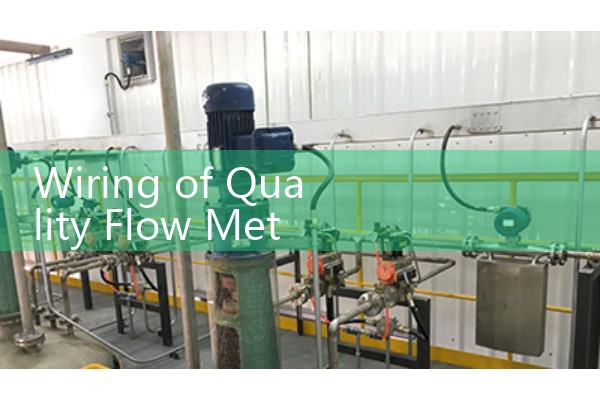 Wiring of mass flow meter transmitter